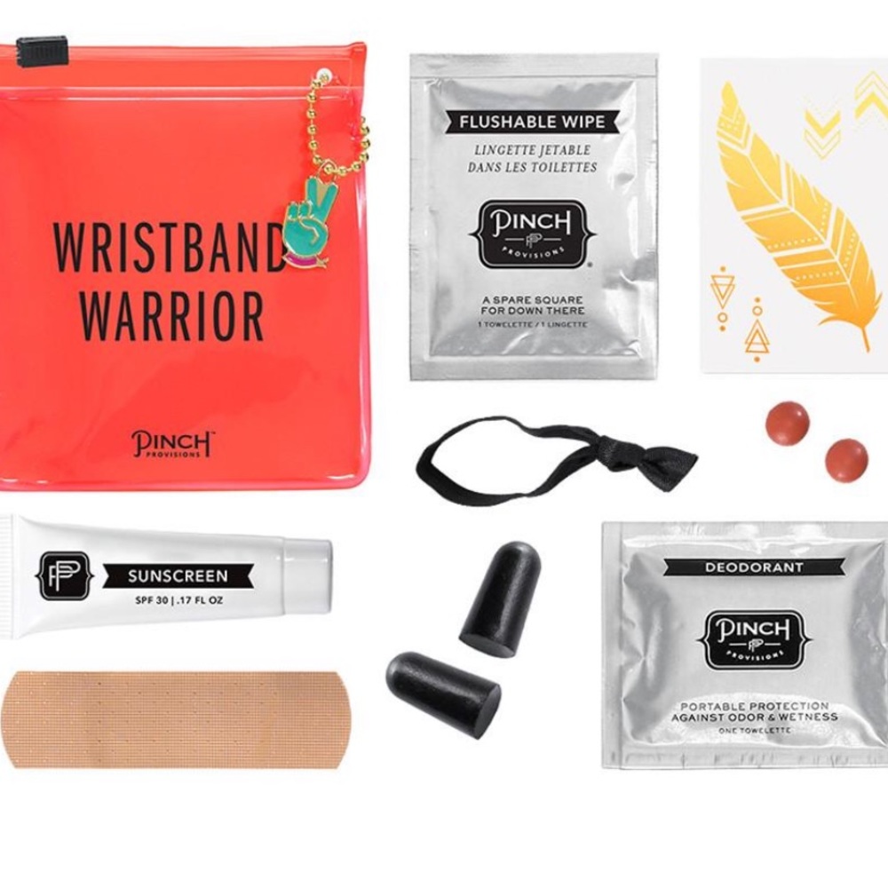 New Pinch wristband warrior purse emergency kit